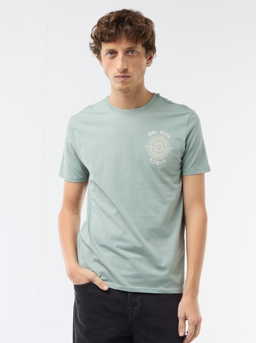 T-shirt imprimé 'One piece' - Kiabi