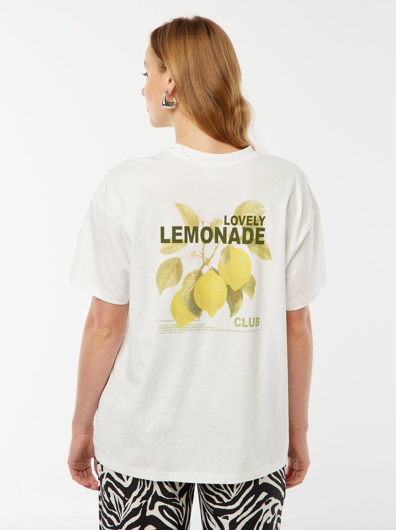 T-shirt imprimé 'Only Maternity' BLANC - Kiabi