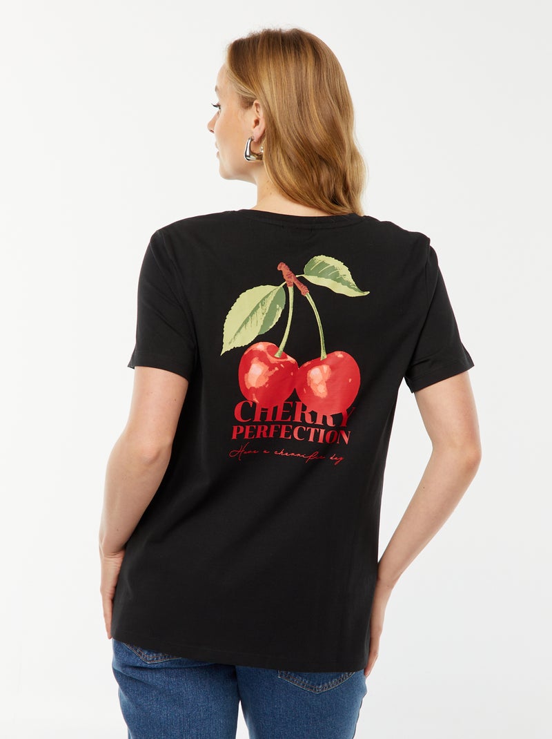 T-shirt imprimé 'Only maternity' noir - Kiabi