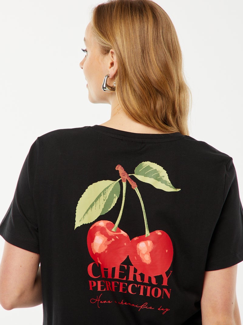 T-shirt imprimé 'Only maternity' noir - Kiabi