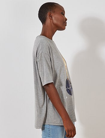 T-shirt imprimé oversize - Kiabi