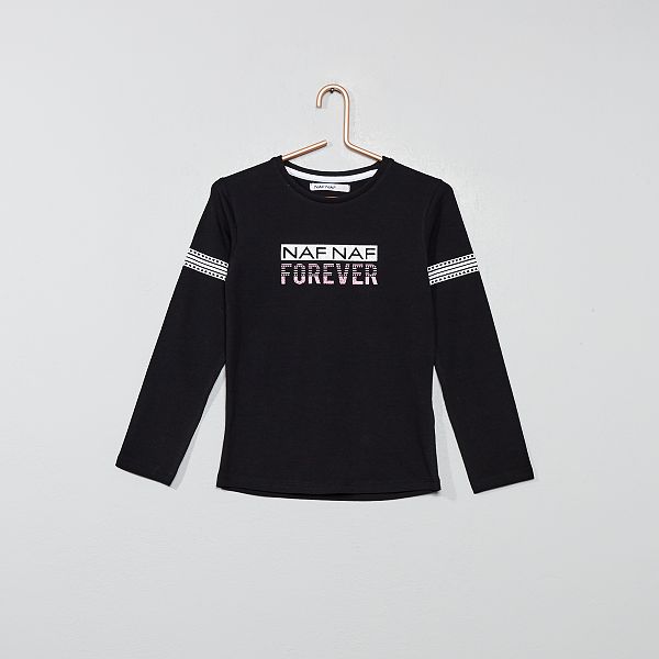 t shirt fille noir