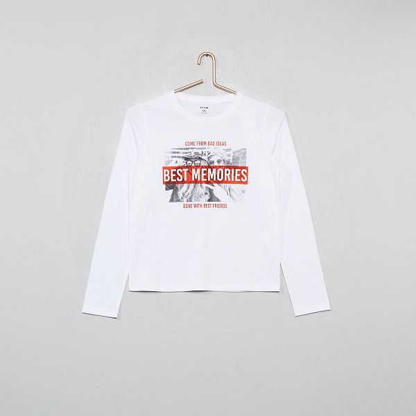 t shirt blanc fille
