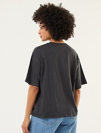 T-shirt imprimé 'Pink floyd' uni