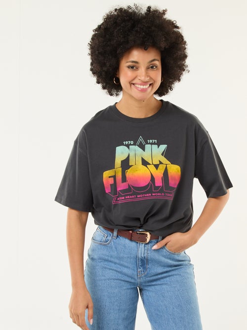 T-shirt imprimé 'Pink floyd' uni - Kiabi