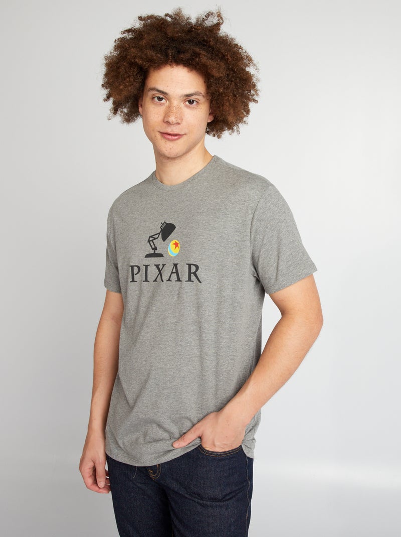 T-shirt imprimé 'Pixar' Gris - Kiabi