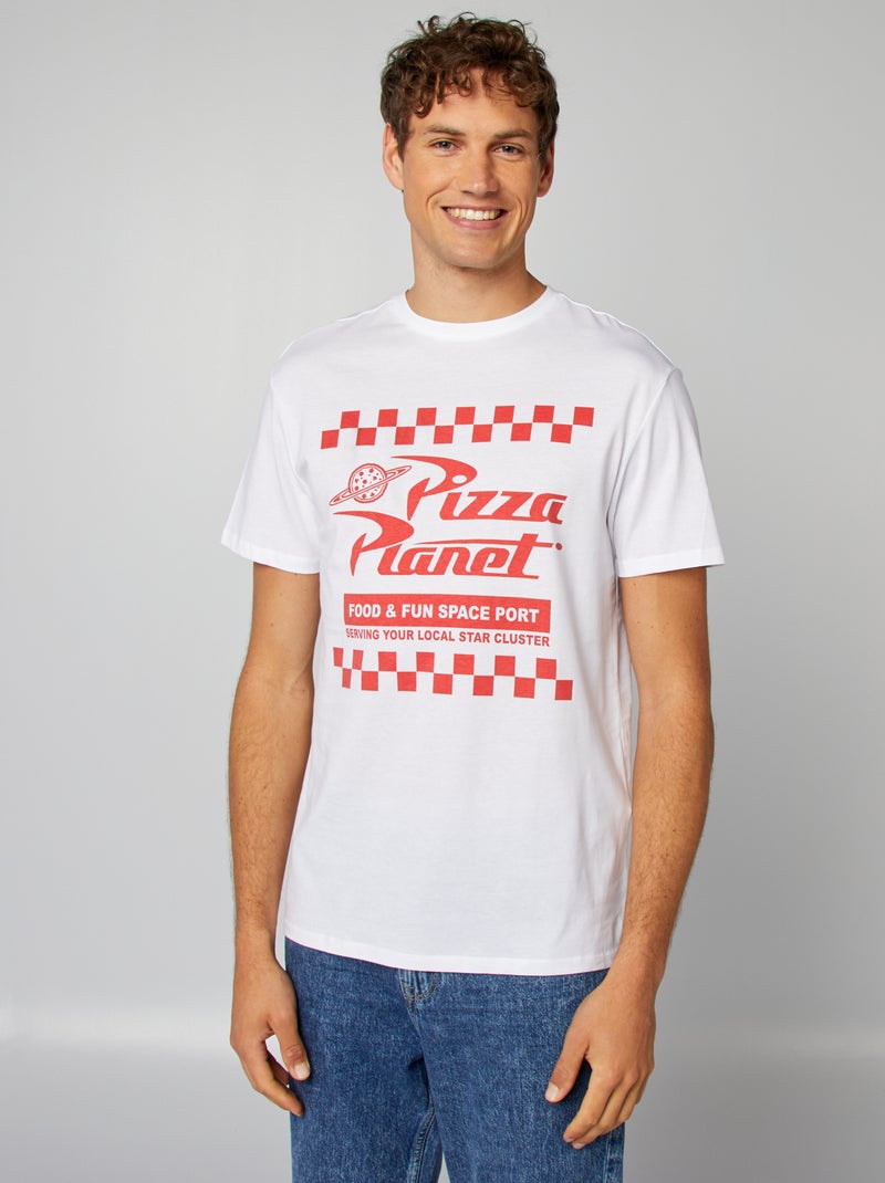 T-shirt imprimé 'Pizza Planet' 'Toy Story' Blanc - Kiabi