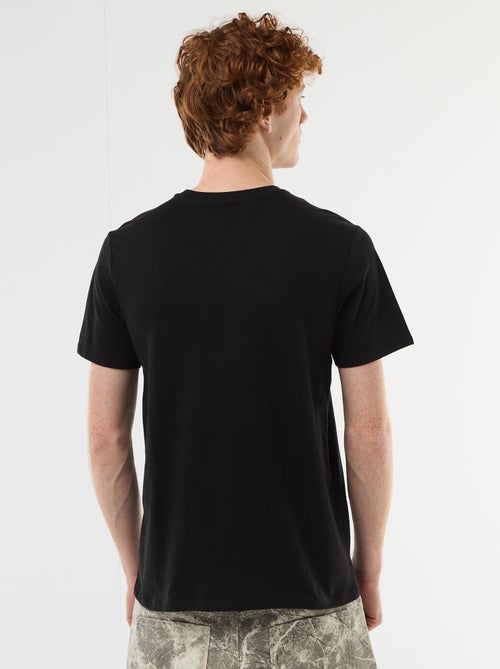T-shirt imprimé placé en coton uni - Kiabi T-shirt imprimé placé en coton uni - Kiabi