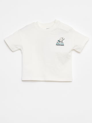 T-shirt imprimé poitrine & dos
