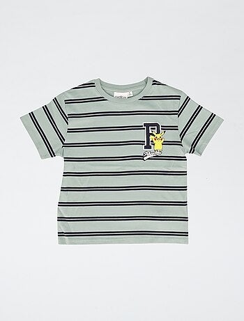 T-shirt imprimé 'Pokémon' à manches courtes