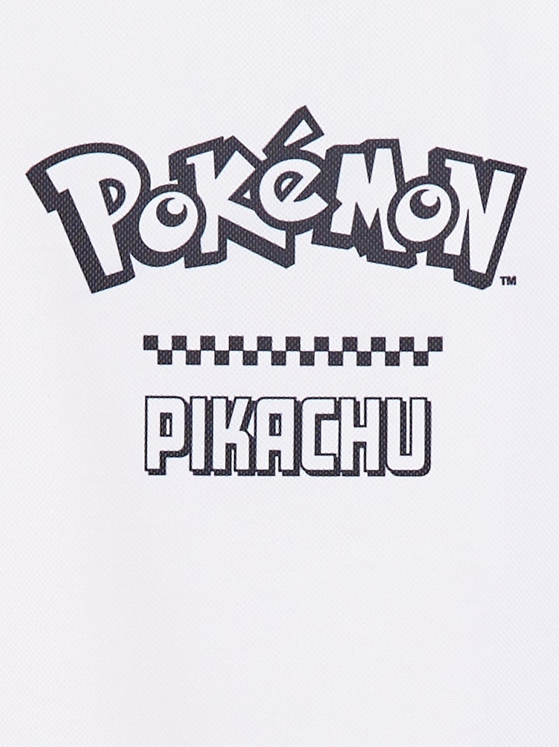 T-shirt imprimé 'Pokemon' blanc - Kiabi