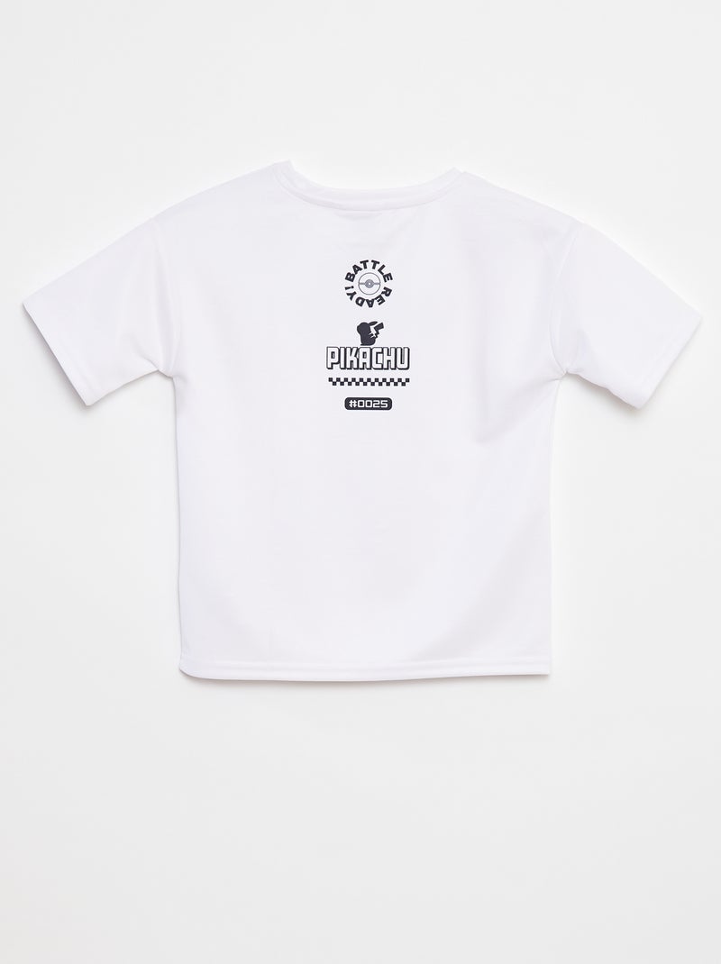 T-shirt imprimé 'Pokemon' blanc - Kiabi