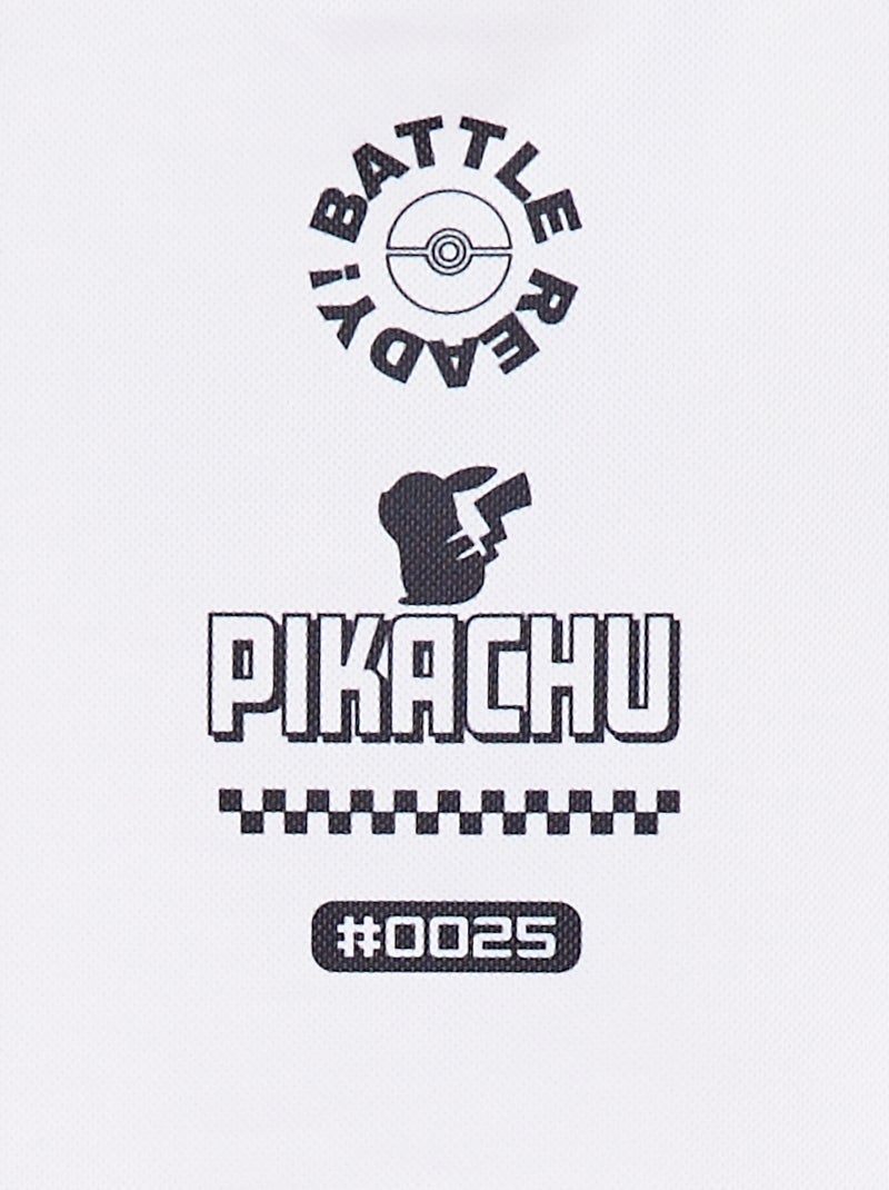 T-shirt imprimé 'Pokemon' blanc - Kiabi