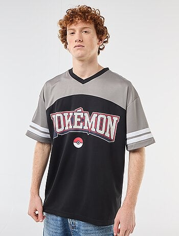 T-shirt imprimé 'Pokémon' col V