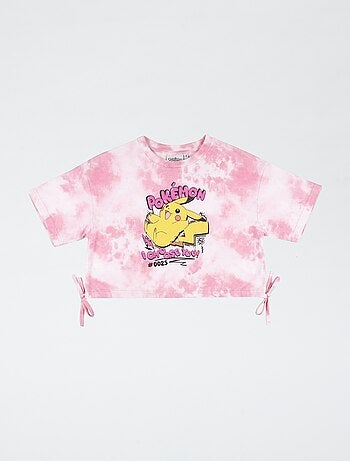 T-shirt imprimé 'Pokémon' cropped