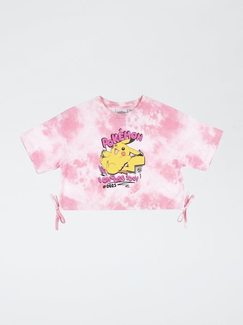 T-shirt imprimé 'Pokémon' cropped - Kiabi