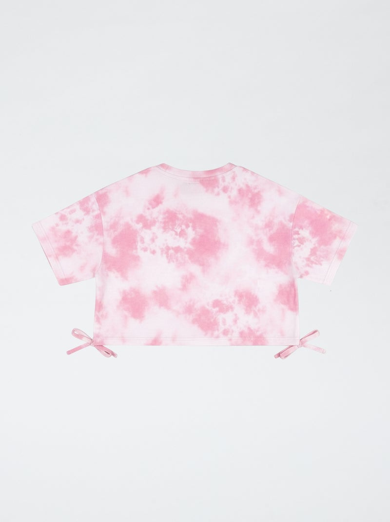 T-shirt imprimé 'Pokémon' cropped Rose - Kiabi