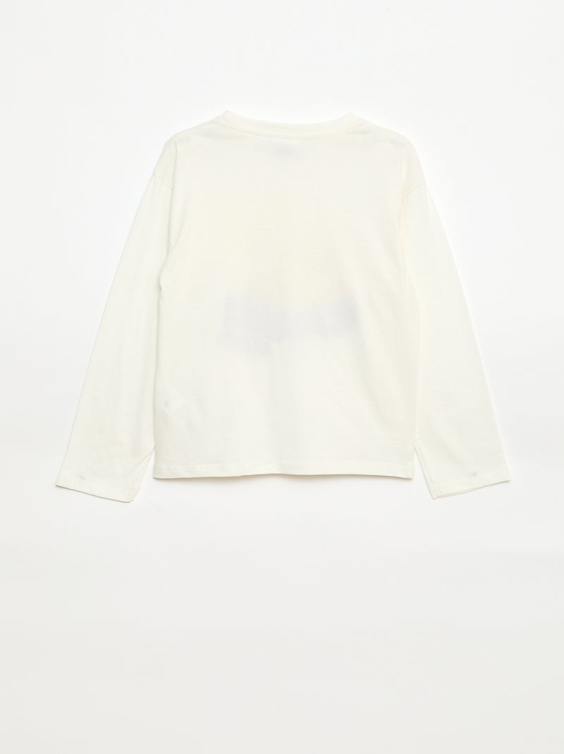 T-shirt imprimé 'Pokémon' 'Pikachu' uni Blanc - Kiabi