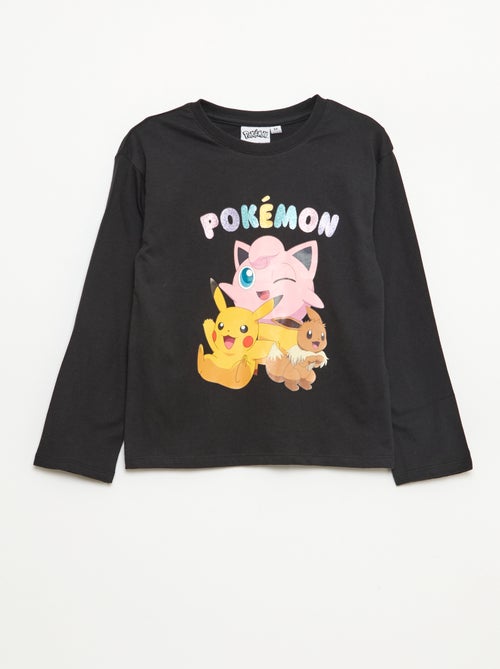 T-shirt imprimé 'Pokémon' 'Pikachu' uni - Kiabi