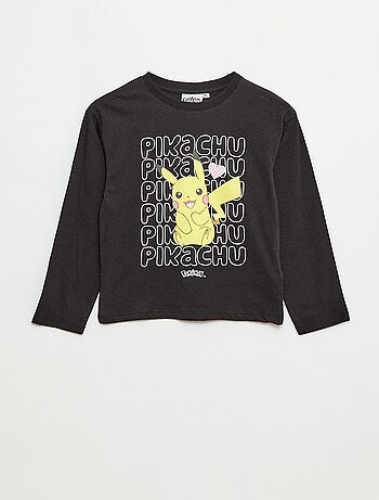 T-shirt imprimé 'Pokémon' uni