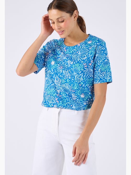 T-shirt imprimé pur coton - Damart - Kiabi