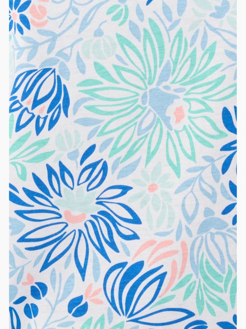 T-shirt imprimé pur coton - Damart - Kiabi