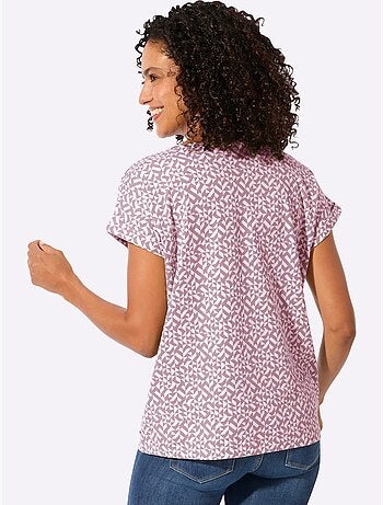 T-shirt Imprimé Pur Coton - Taille Standard - Witt