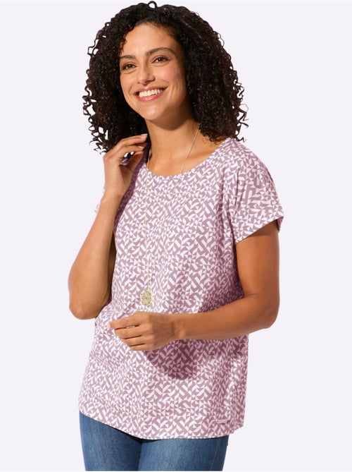 T-shirt Imprimé Pur Coton - Taille Standard - Witt - Kiabi T-shirt Imprimé Pur Coton - Taille Standard - Witt - Kiabi