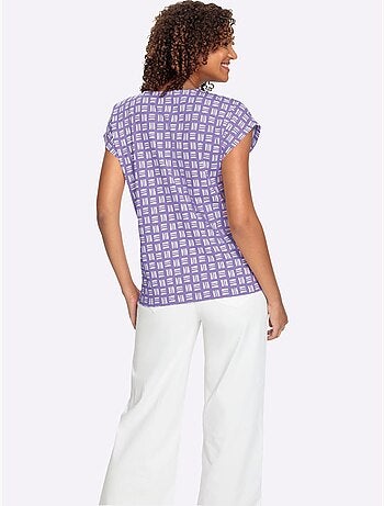 T-shirt Imprimé Pur Coton - Taille Standard - Witt