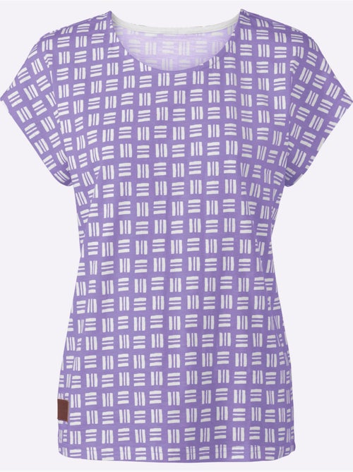 T-shirt Imprimé Pur Coton - Taille Standard - Witt - Kiabi