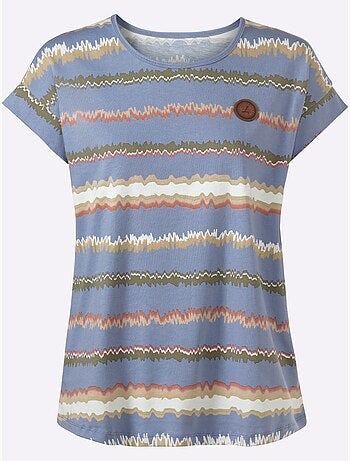 T-shirt Imprimé Pur Coton - Taille Standard - Witt