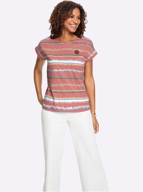 T-shirt Imprimé Pur Coton - Taille Standard - Witt - Kiabi