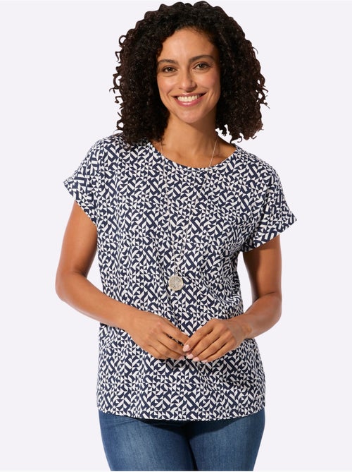 T-shirt Imprimé Pur Coton - Taille Standard - Witt - Kiabi T-shirt Imprimé Pur Coton - Taille Standard - Witt - Kiabi