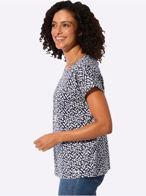 T-shirt Imprimé Pur Coton - Taille Standard - Witt - Kiabi T-shirt Imprimé Pur Coton - Taille Standard - Witt - Kiabi