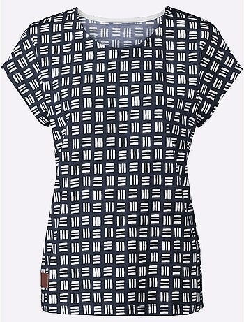 T-shirt Imprimé Pur Coton - Taille Standard - Witt