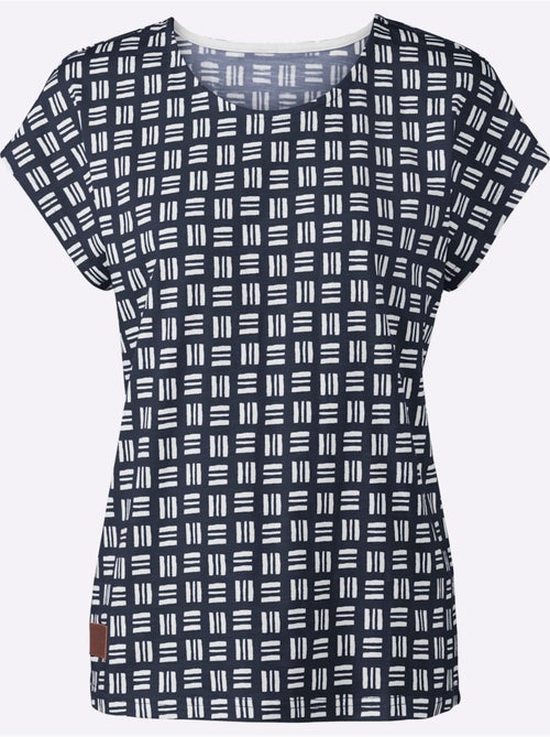 T-shirt Imprimé Pur Coton - Taille Standard - Witt - Kiabi