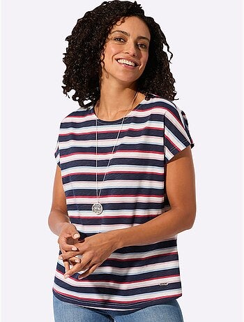 T-shirt Imprimé Pur Coton - Taille Standard - Witt