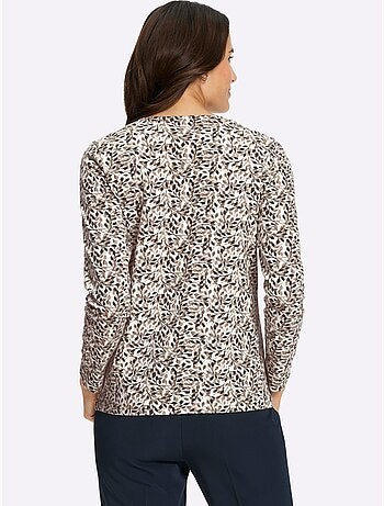 T-shirt imprimé pur coton - taille standard - witt
