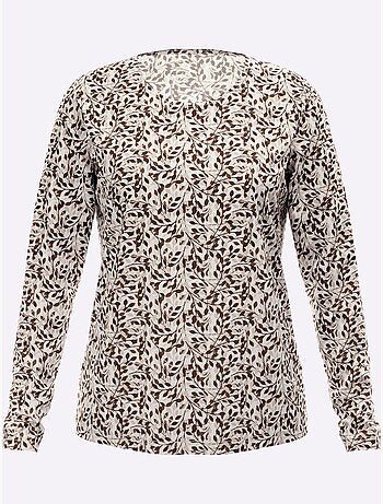 T-shirt imprimé pur coton - taille standard - witt