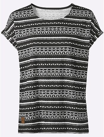 T-shirt Imprimé Pur Coton - Taille Standard - Witt