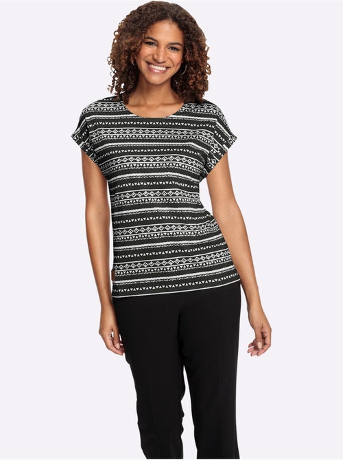 T-shirt Imprimé Pur Coton - Taille Standard - Witt - Kiabi T-shirt Imprimé Pur Coton - Taille Standard - Witt - Kiabi
