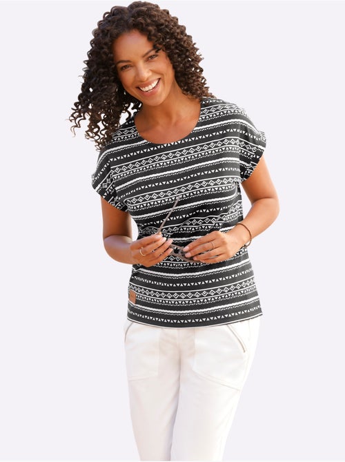 T-shirt Imprimé Pur Coton - Taille Standard - Witt - Kiabi T-shirt Imprimé Pur Coton - Taille Standard - Witt - Kiabi