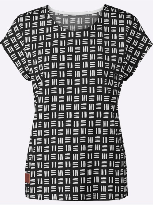 T-shirt Imprimé Pur Coton - Taille Standard - Witt - Kiabi