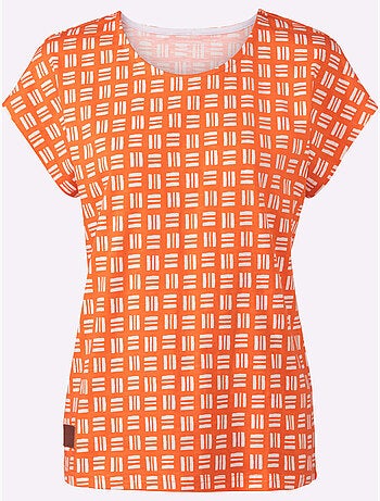 T-shirt Imprimé Pur Coton - Taille Standard - Witt