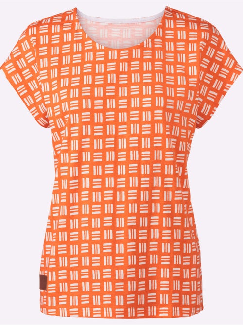 T-shirt Imprimé Pur Coton - Taille Standard - Witt - Kiabi
