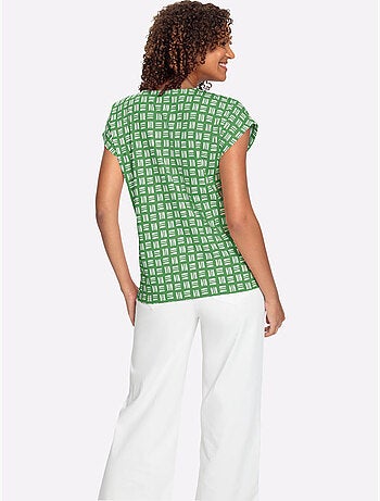 T-shirt Imprimé Pur Coton - Taille Standard - Witt