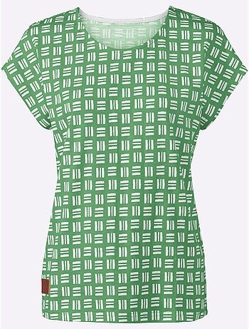 T-shirt Imprimé Pur Coton - Taille Standard - Witt
