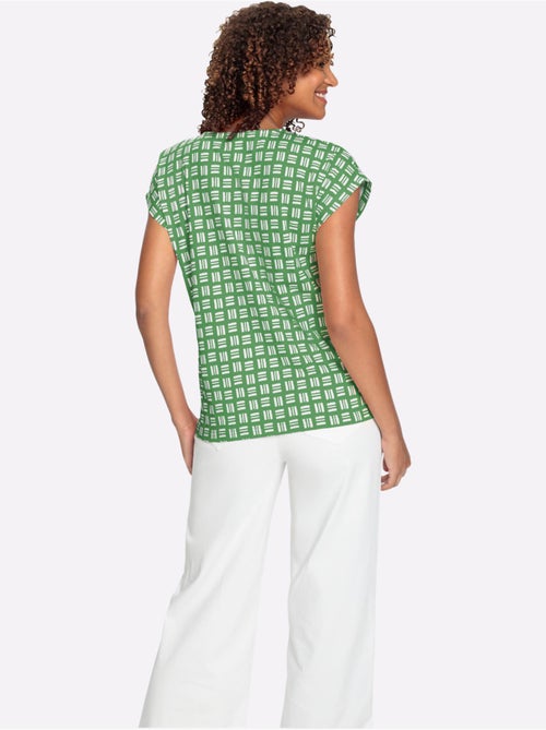 T-shirt Imprimé Pur Coton - Taille Standard - Witt - Kiabi