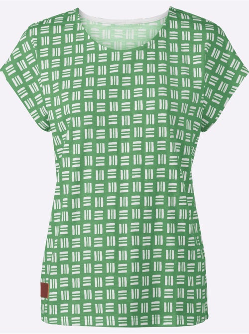 T-shirt Imprimé Pur Coton - Taille Standard - Witt - Kiabi