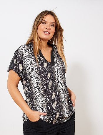 T-shirt imprimé python - Kiabi